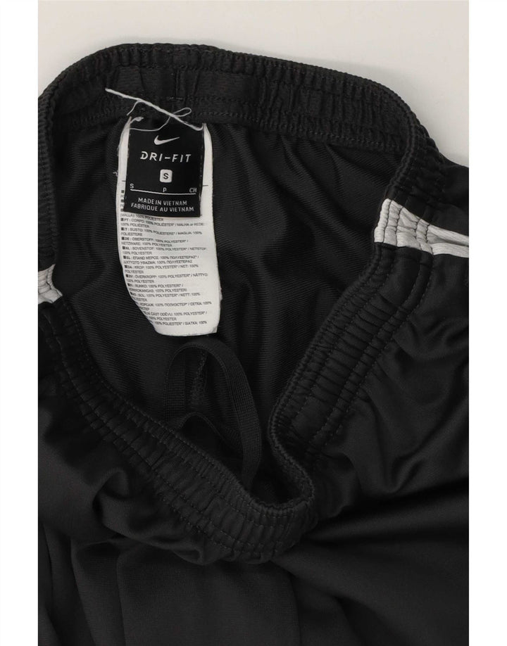 Nike muške hlače za trenirku male crne boje od poliestera