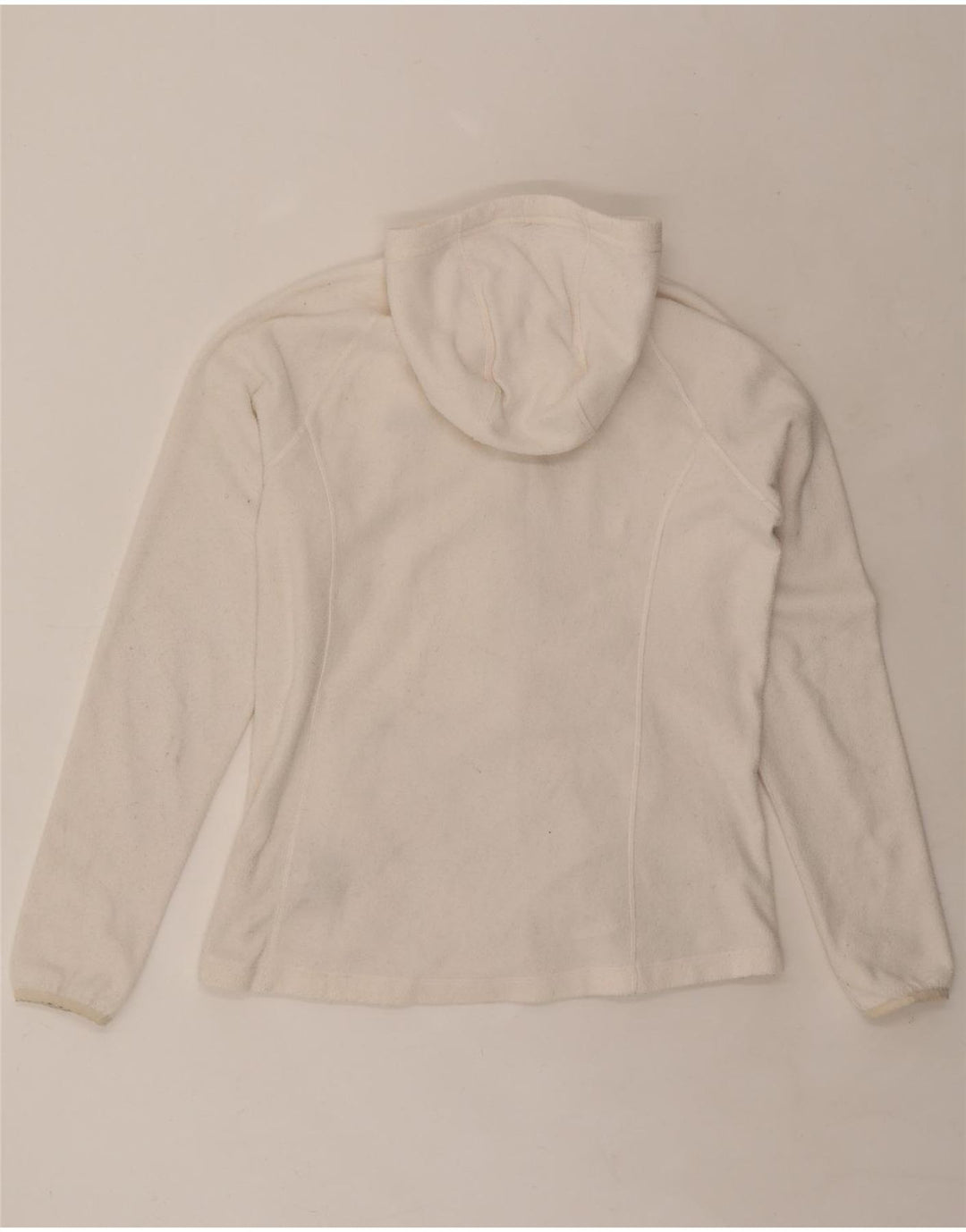 THE NORTH FACE Ženska flis jakna s kapuljačom UK 16 Veliki bijeli poliester