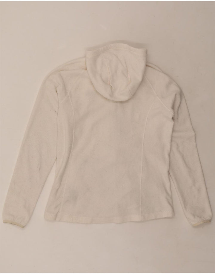 THE NORTH FACE Ženska flis jakna s kapuljačom UK 16 Veliki bijeli poliester