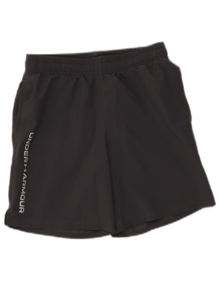 Under Armour Sportske kratke hlače za dječake 9-10 godina srednje sive boje od poliestera