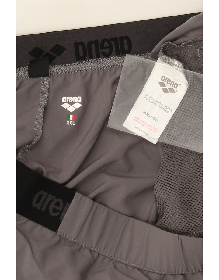 Arena muške sportske kratke hlače 2XL sivi poliester