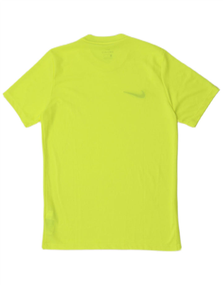 Nike Dri Fit majica kratkih rukava Srednje žuti poliester