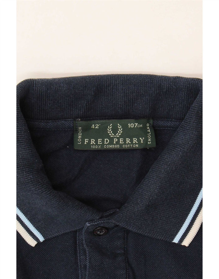 Fred Perry muška polo majica Srednje tamnoplavi pamuk na pruge