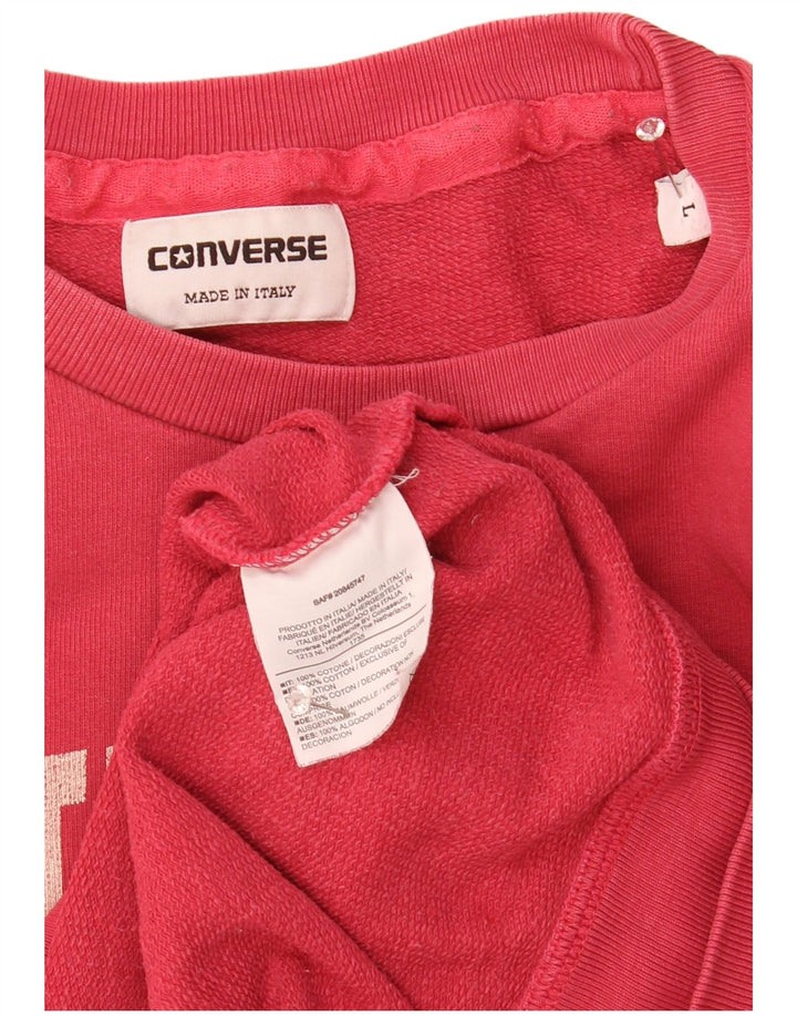 Converse muška trenirka s grafičkim motivima, veliki ružičasti pamuk