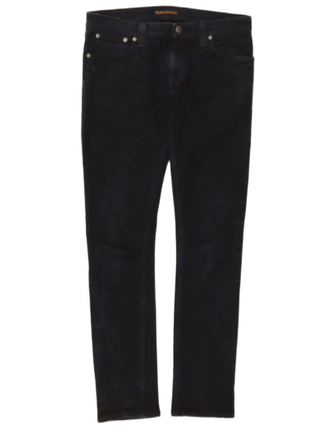 NUDIE JEANS Ženske uske traperice W32 L32 tamnoplavi pamuk