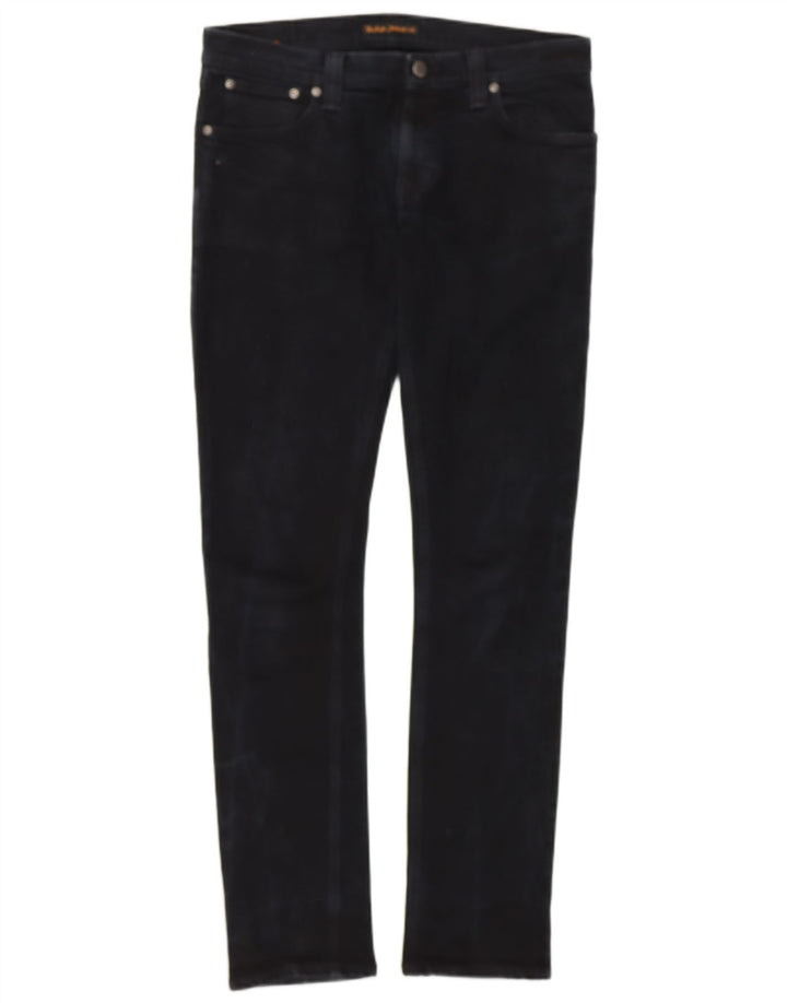 NUDIE JEANS Ženske uske traperice W32 L32 tamnoplavi pamuk