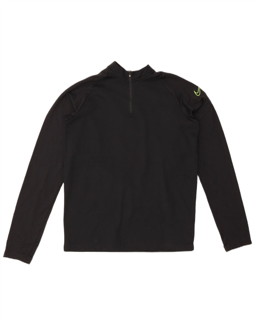 NIKE Boys Dri Fit Graphic Pulover Trenirka Top 13-14 Years XL Black