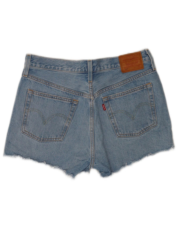 Levi's ženske kratke hlače od trapera 501, W28, srednje plavi pamuk