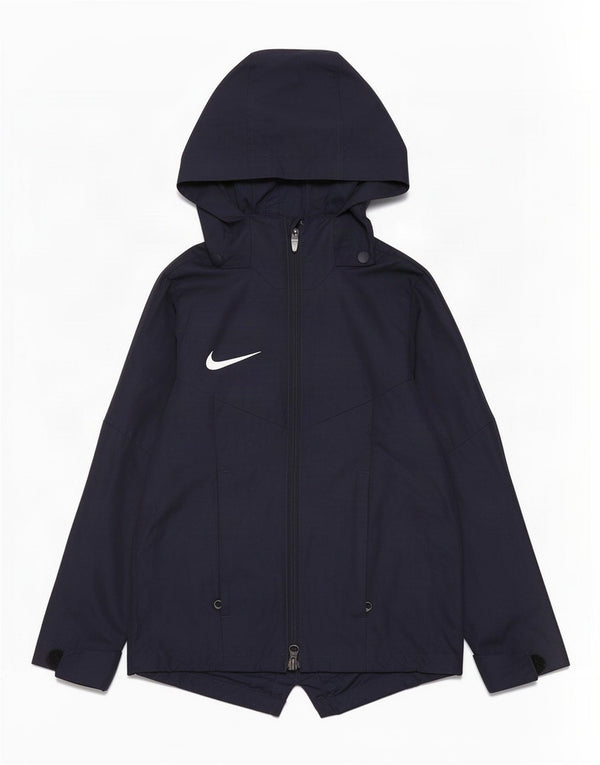 Kišna jakna s kapuljačom Nike za dječake 6-7 godina XS tamnoplava od poliestera