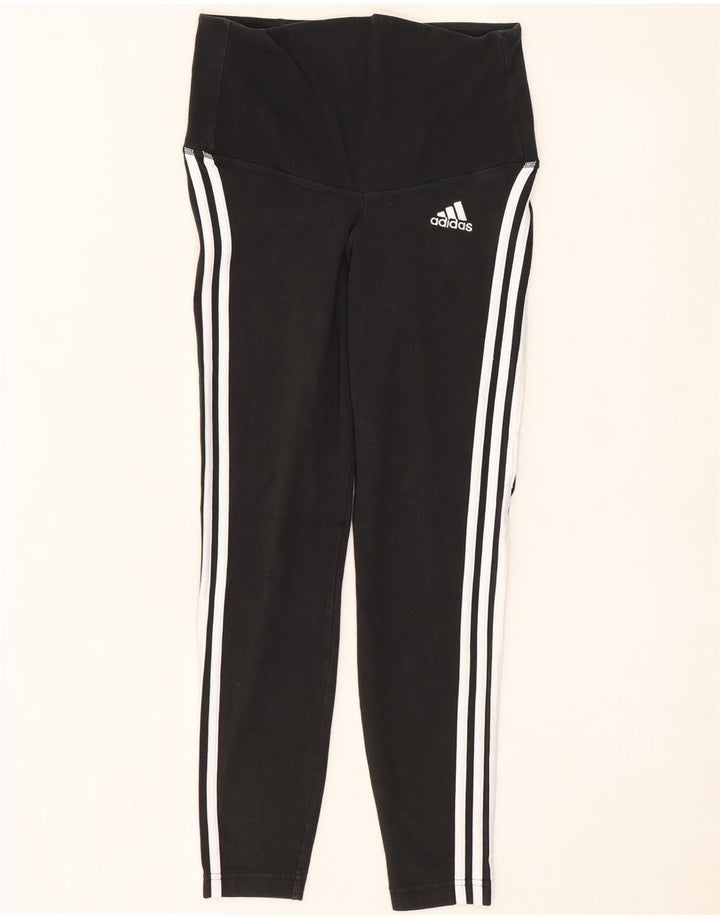 Adidas ženske tajice UK 12/14 Srednje crni pamuk