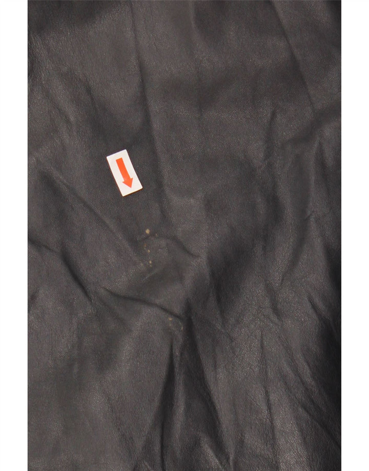 PER ME ženska kožna jakna UK 22 2XL crna koža