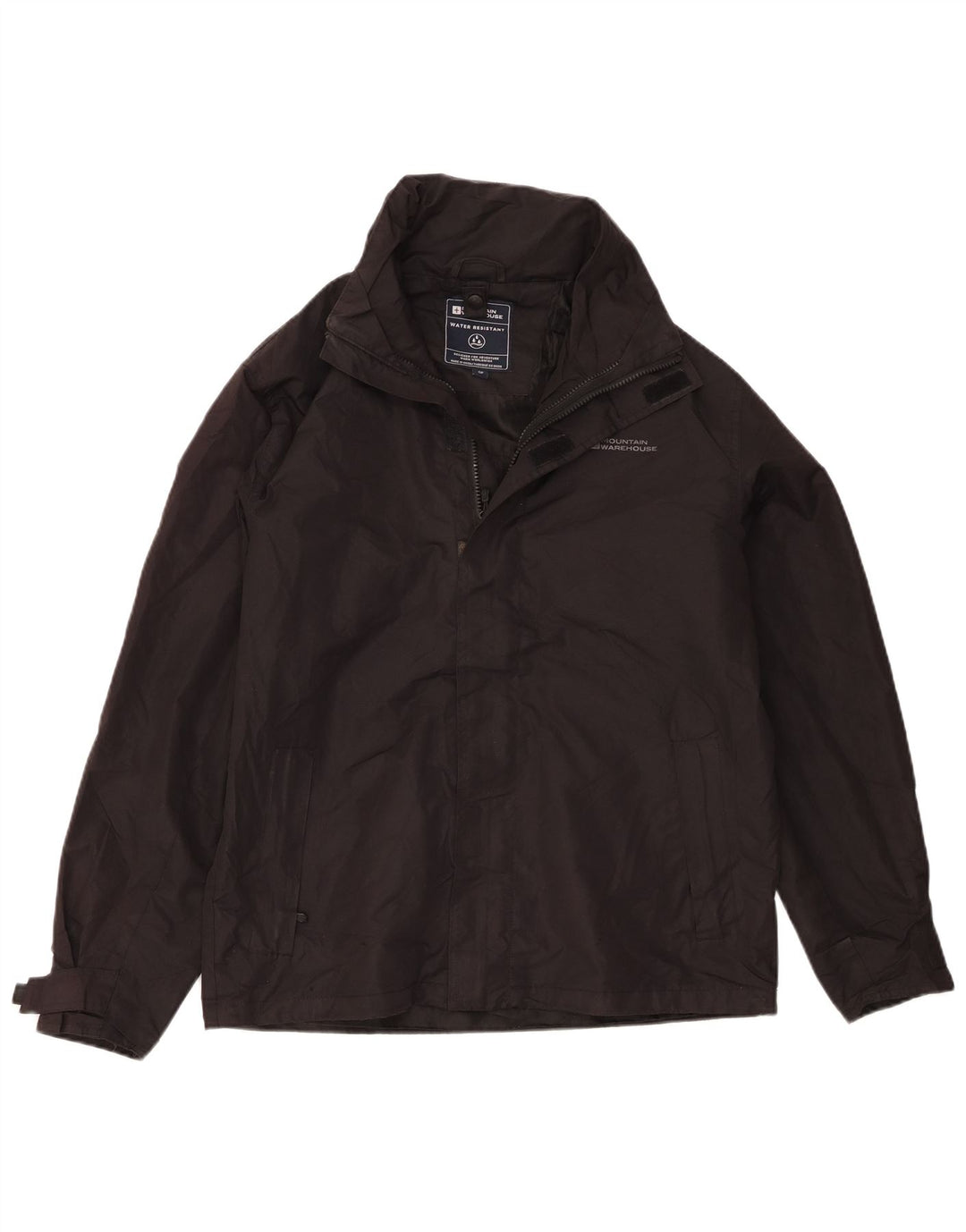 Mountain Warehouse Muška kišna jakna s kapuljačom UK 36 Mala crna poliester