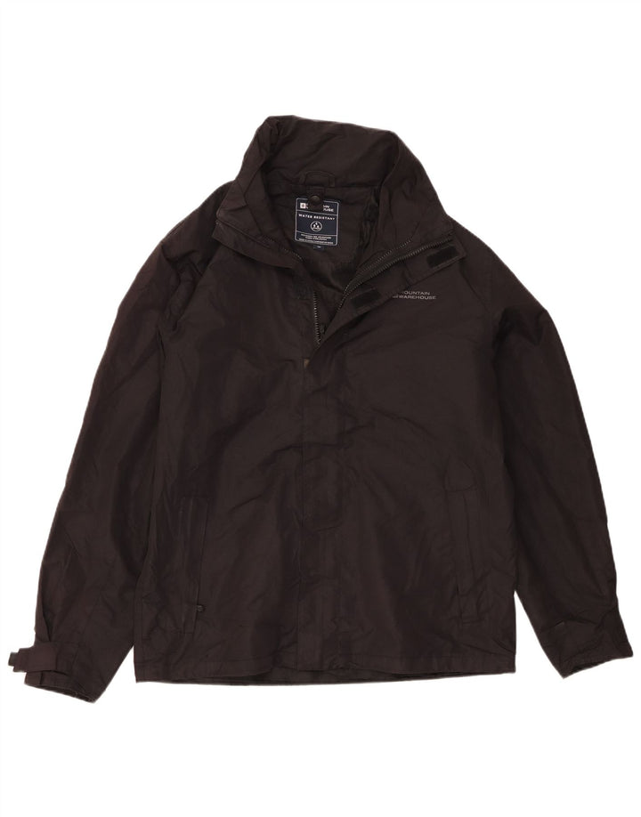Mountain Warehouse Muška kišna jakna s kapuljačom UK 36 Mala crna poliester