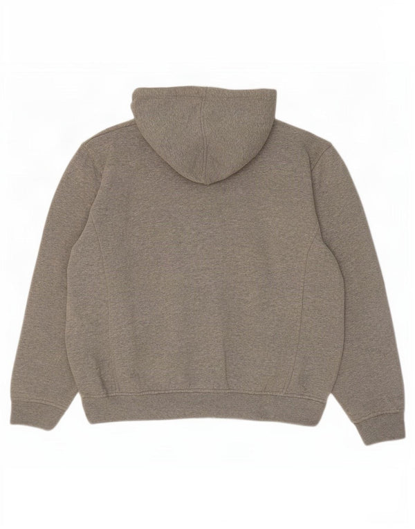 Fila ženski pulover s kapuljačom s kapuljačom s grafičkim zatvaračem UK 18 XL sivi pamuk