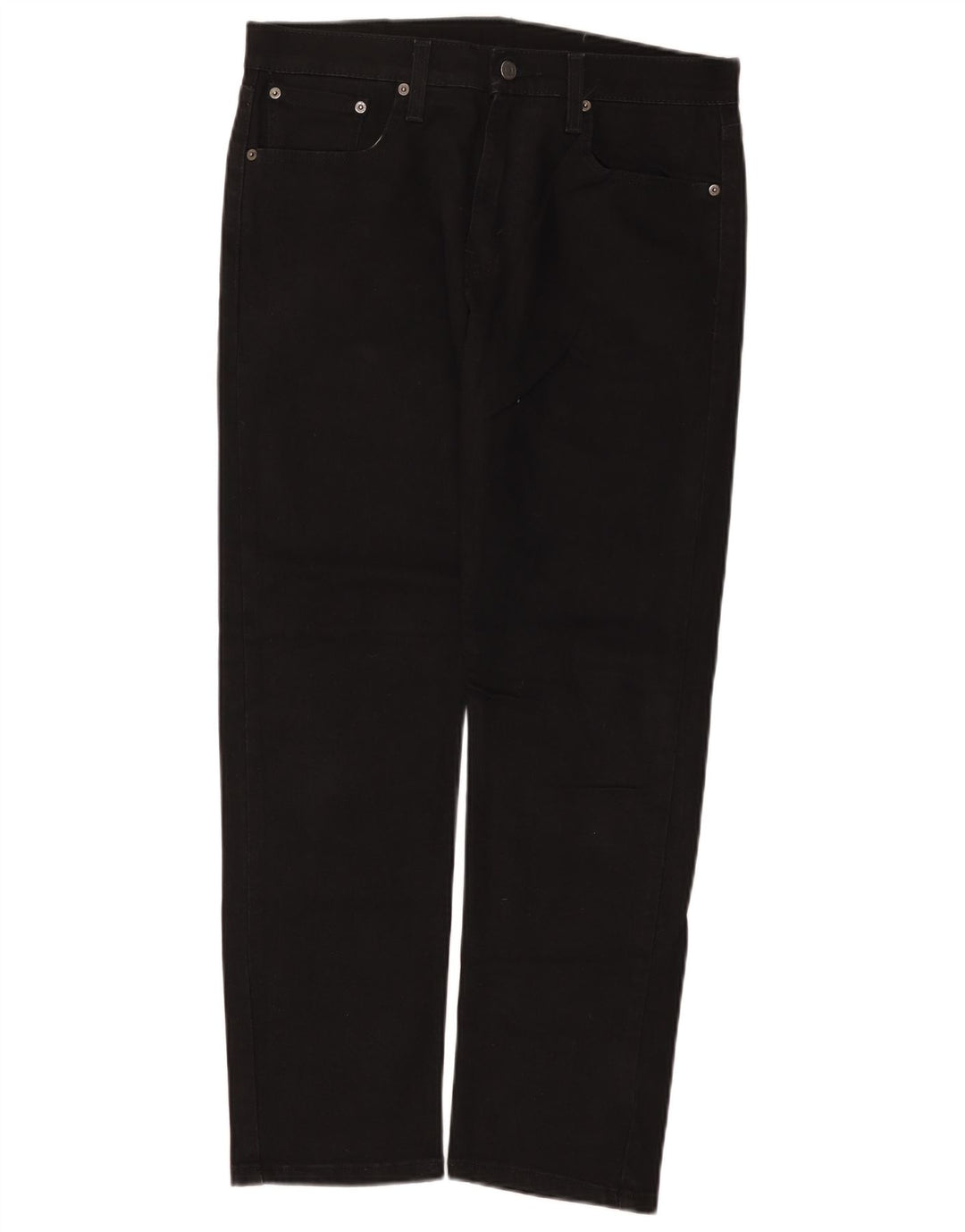 Levi's muške 502 sužene traperice W32 L30 crni pamuk