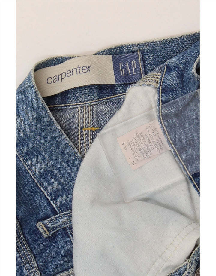 Gap muške Carpenter Cargo ravne traperice W32 L32 plavi pamuk
