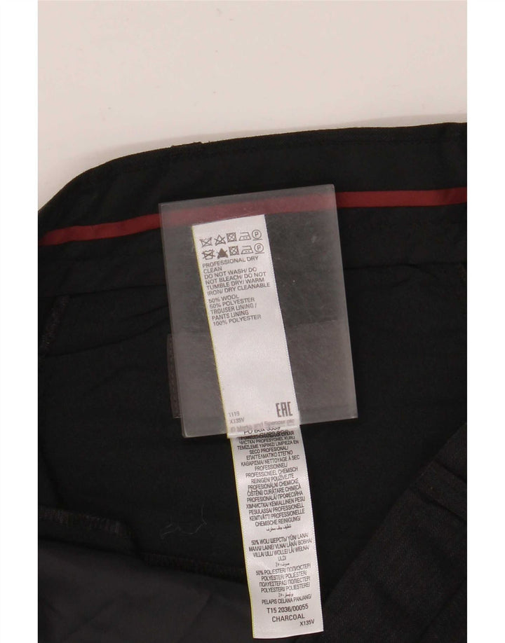 Marks & Spencer muške hlače standardnog kroja W36 L31 Siva vuna