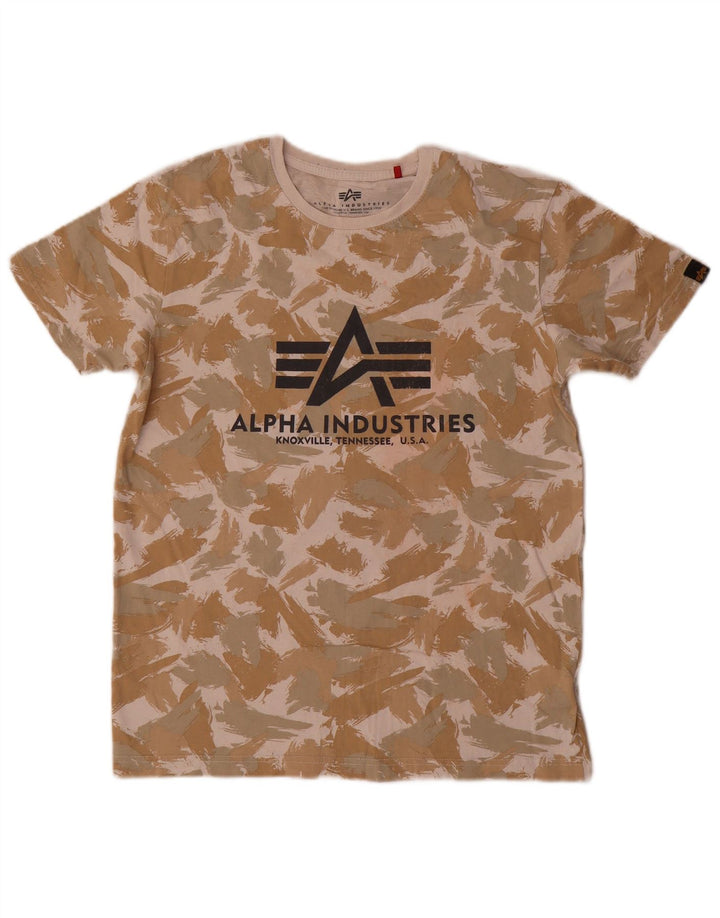 Alpha Industries Muška majica kratkih rukava s grafičkim motivima, mali, raznobojni pamuk
