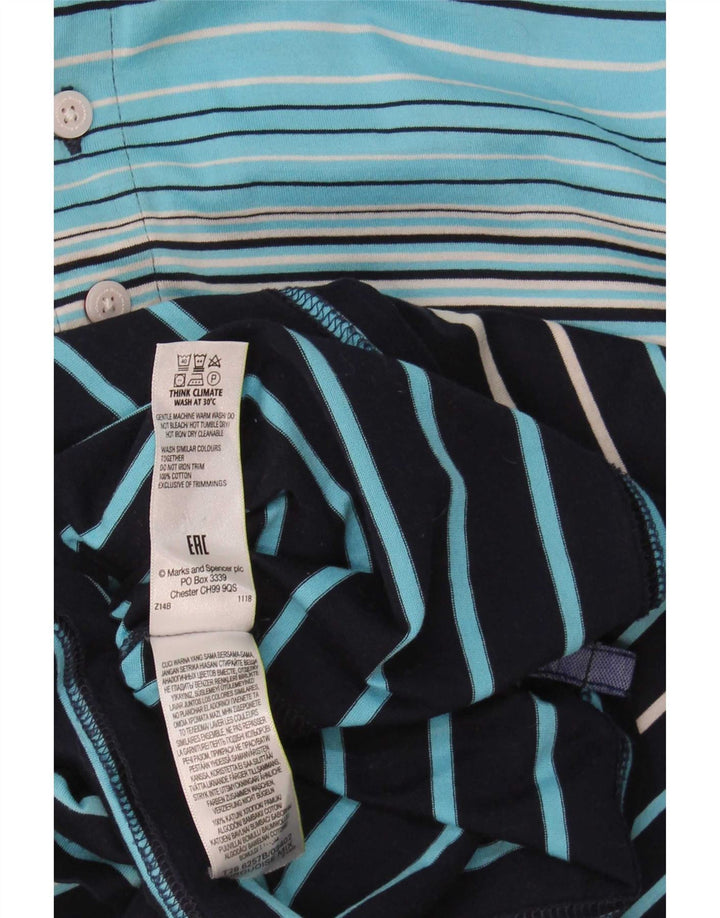 Marks & Spencer muška polo majica XL pamuk na plave pruge