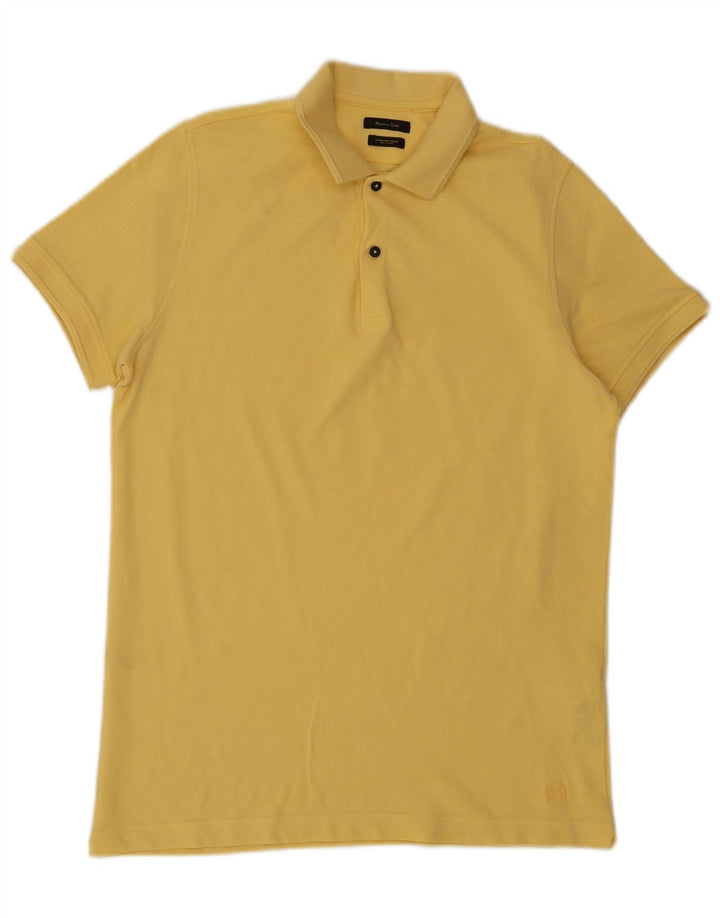 Massimo Dutti muška polo majica Srednje žuti pamuk