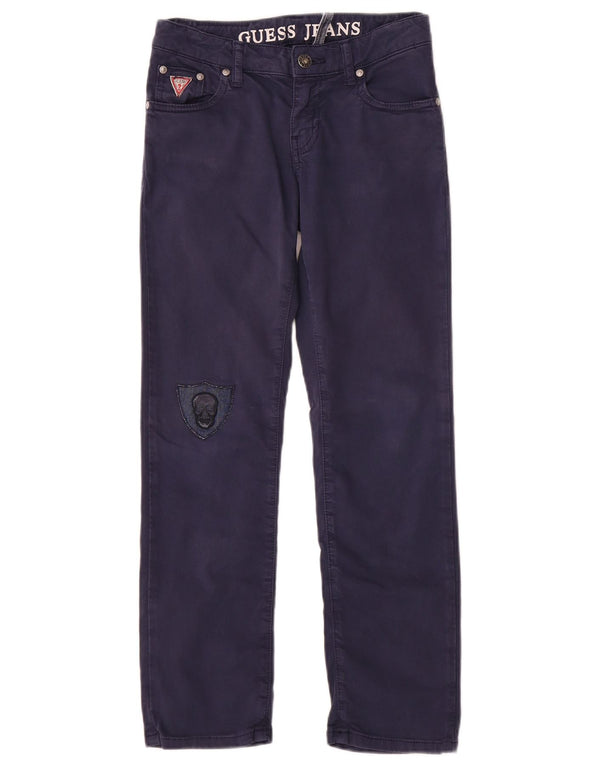 Guess Girls uske traperice 9-10 godina W26 L25 tamnoplavi pamuk