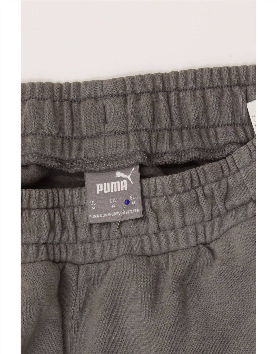 Puma muške trenirke Hlače Joggers srednje sive boje, pamuk
