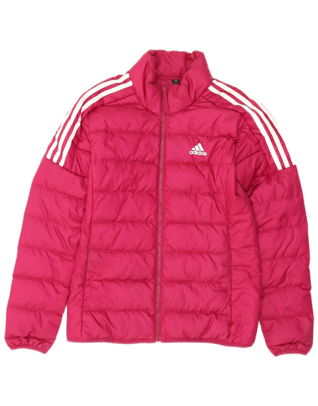 Adidas ženska podstavljena jakna UK 8/10 mali ružičasti poliester