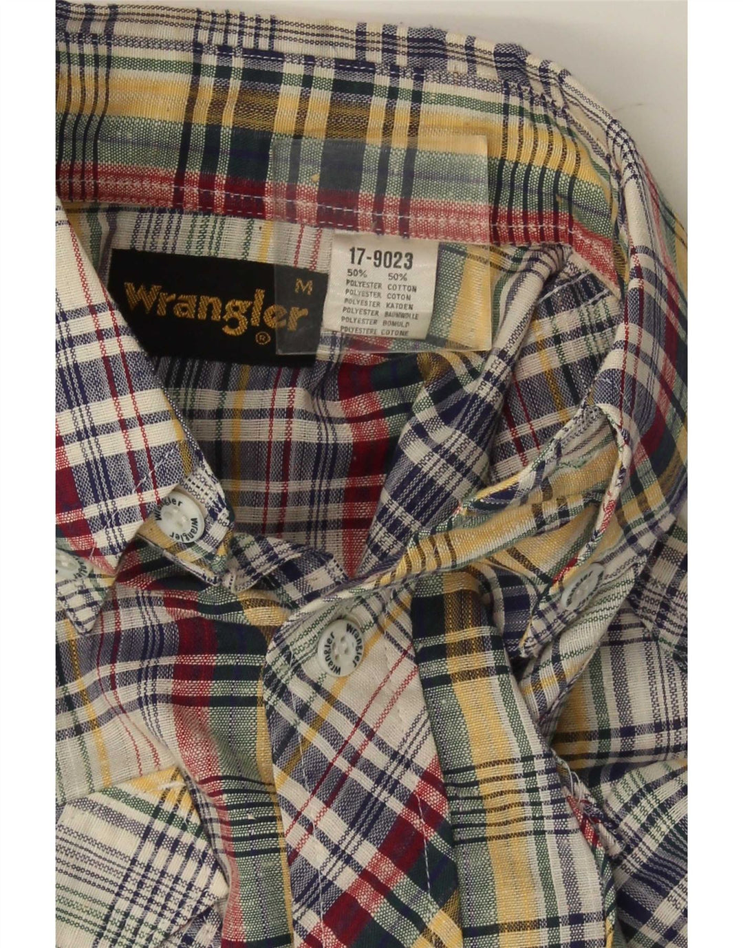 Wrangler muška flanelska košulja, srednje raznobojni karirani pamuk