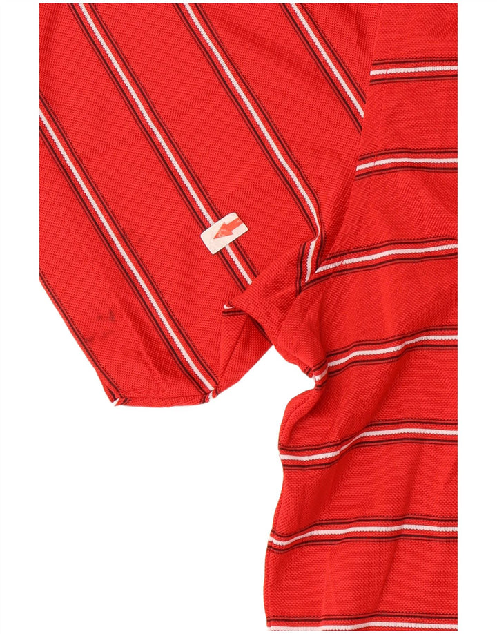 Izod muška polo majica za golf 2XL poliester na crvene pruge