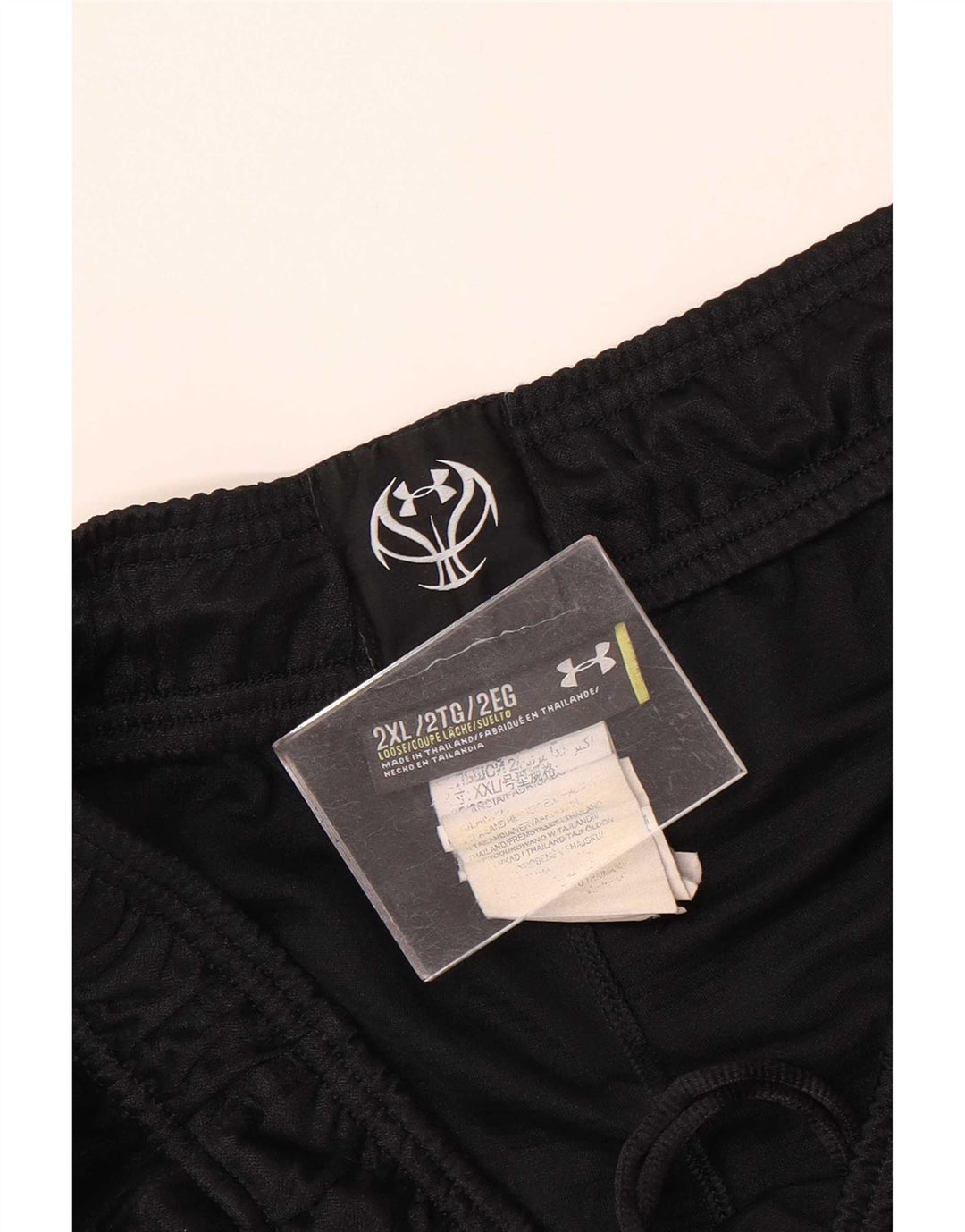 Under Armour muške sportske kratke hlače s grafičkim motivima 2XL crni poliester