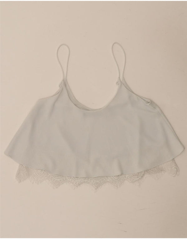 Zara Womens Cami Top UK 10 Small White
