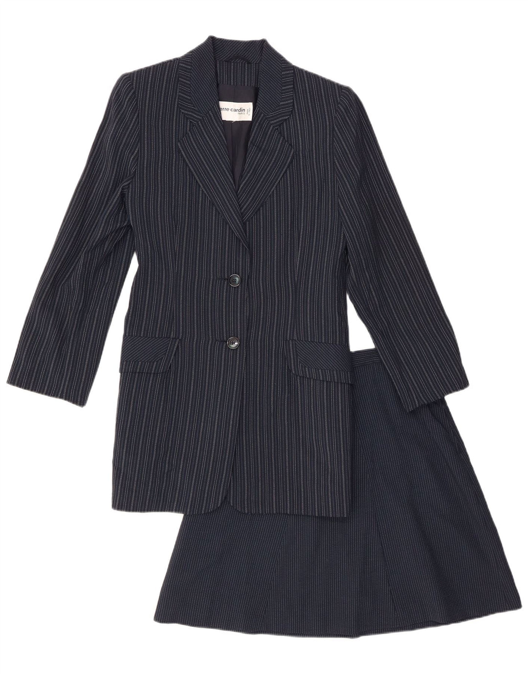 PIERRE CARDIN Ženski dvodijelni set suknji IT 42 srednje W25 L20 tamnoplava