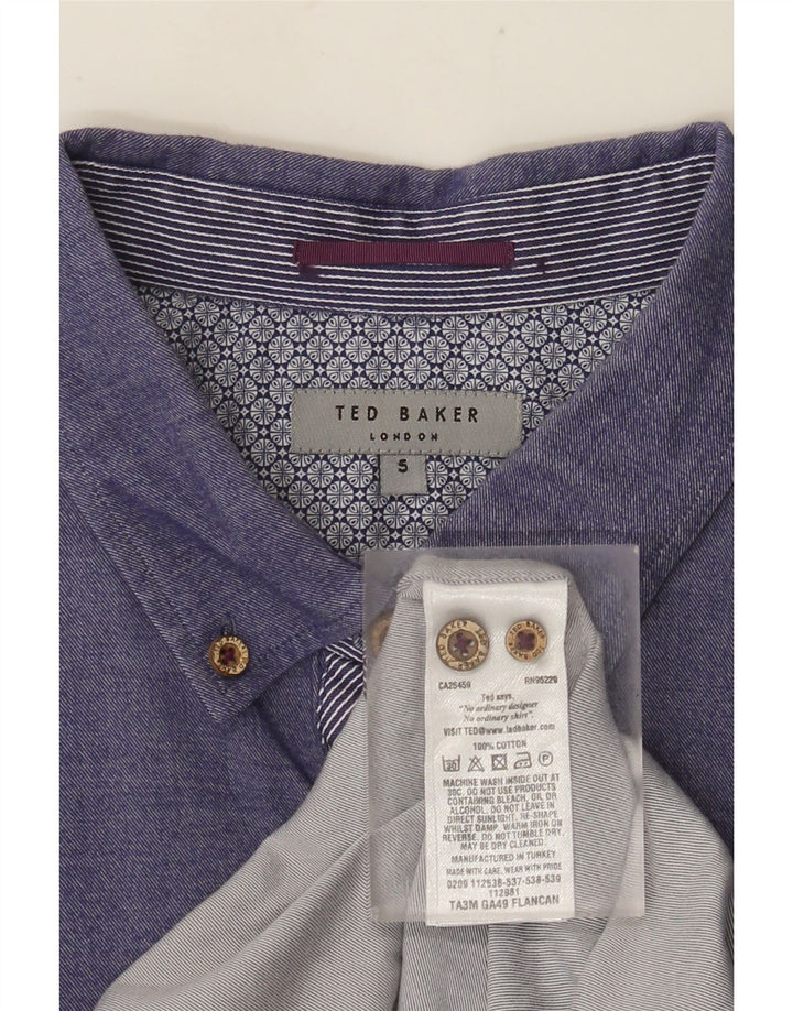 TED BAKER Muška košulja veličina 5 XL Ljubičasti pamuk