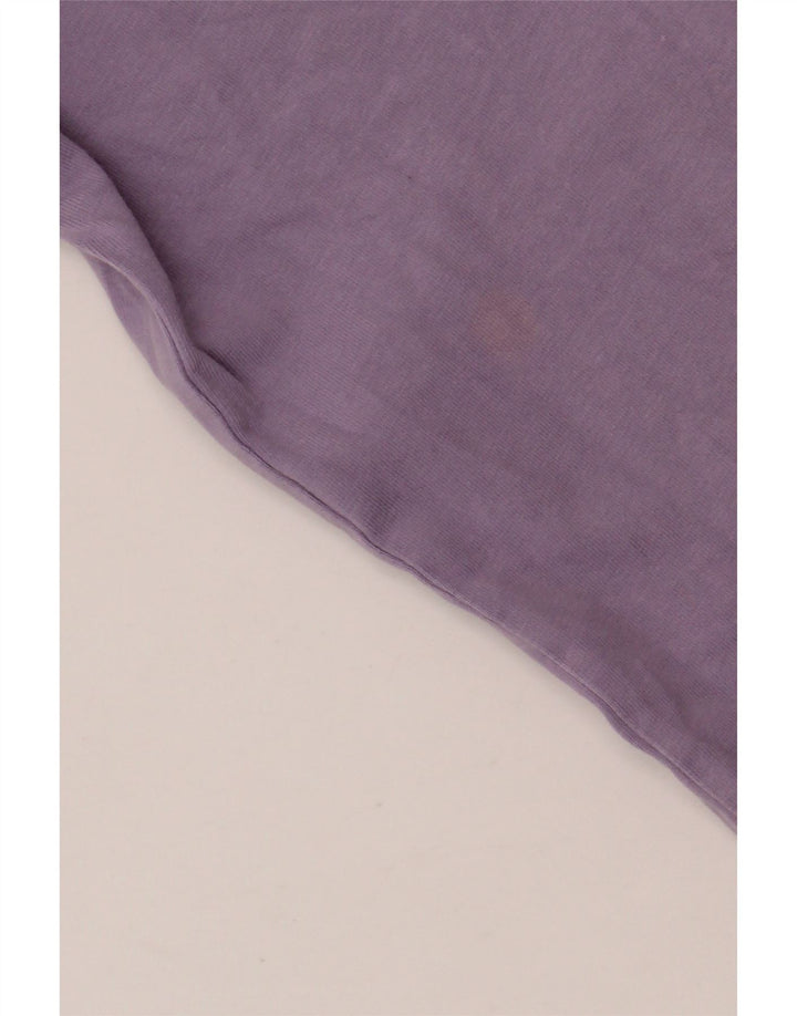 ADIDAS ženska majica kratkih rukava UK 10 Small Purple Cotton