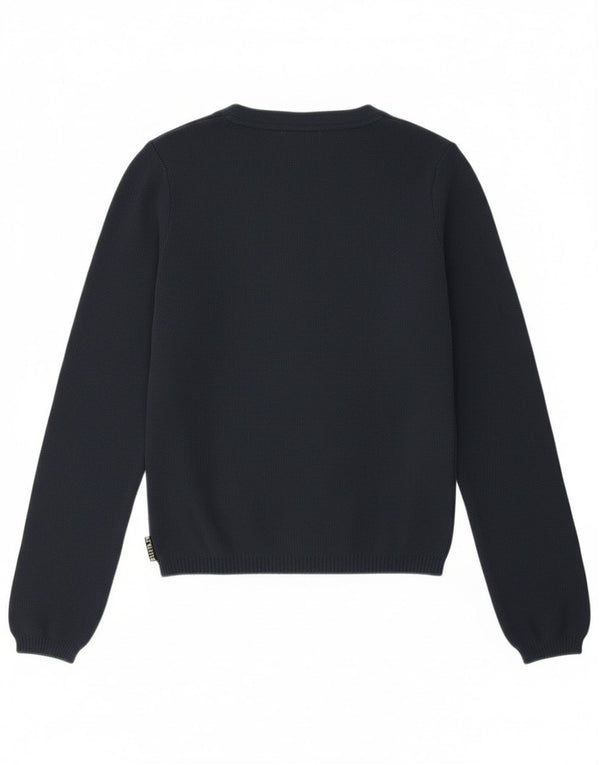 Playlife ženski kratki kardigan pulover UK 12 Srednji tamnoplavi poliamid