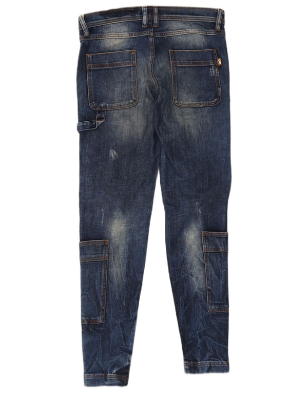 Ženske uske traperice Dolce & Gabbana s oskudima IT 40 male W30 L30 plave