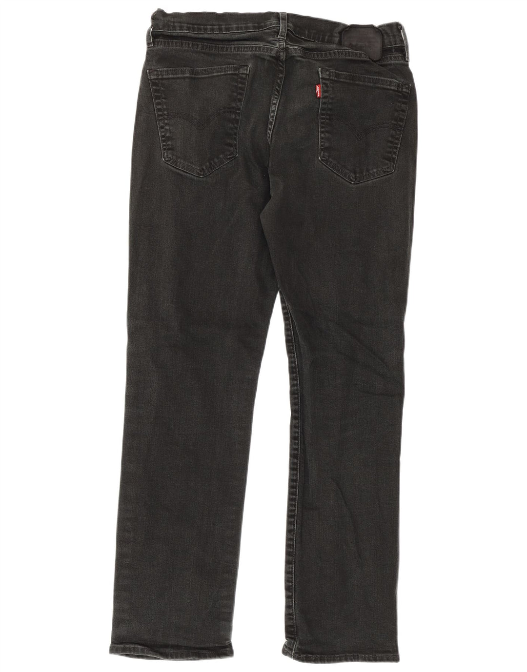 Levi's muške ravne traperice W33 L30 crni pamuk