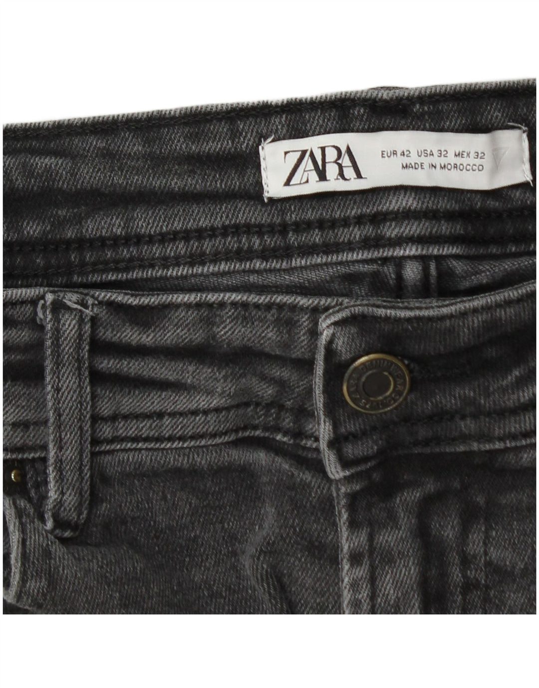Zara muške sužene traperice EU 42 srednje W32 L30 sive