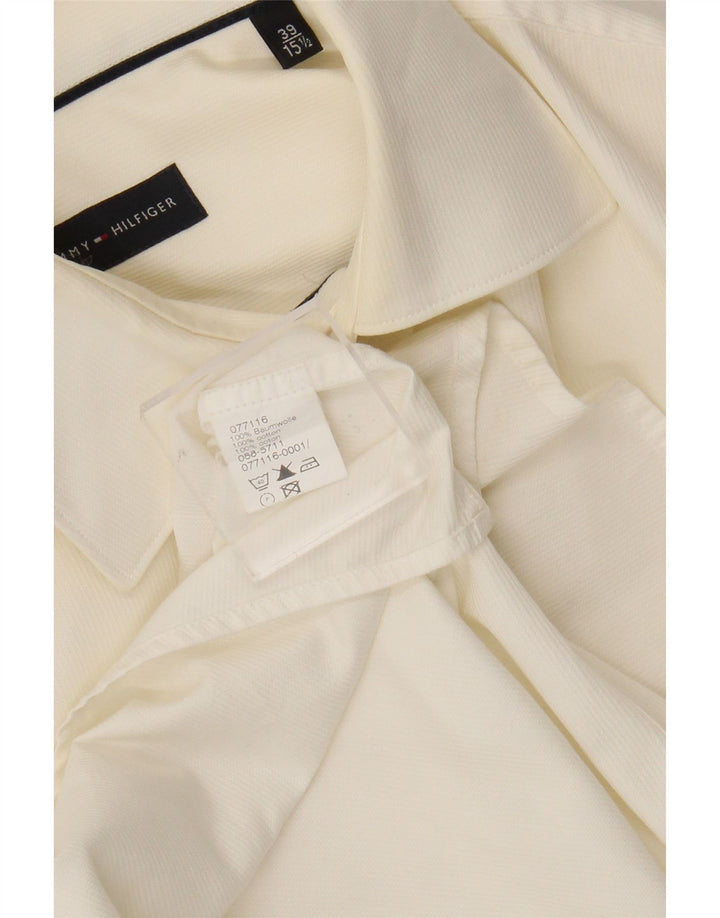 Tommy Hilfiger muška košulja veličina 39 15 1/2 srednje bijele boje pamuk