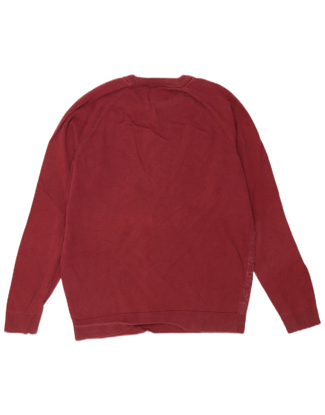 Jack & Jones muški džemper s okruglim izrezom, srednji crveni flekasti pamuk