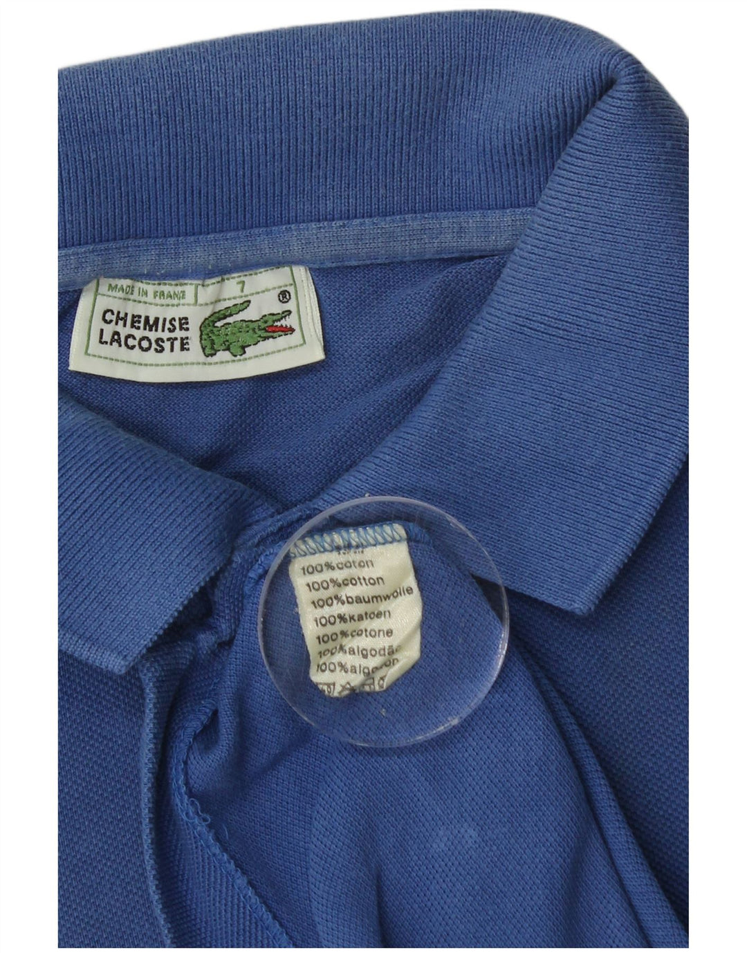 LACOSTE muška polo majica veličina 7 2XL plavi pamuk