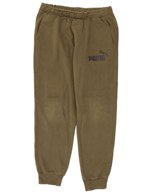 Puma muške trenirke Hlače Joggers Large kaki pamuk