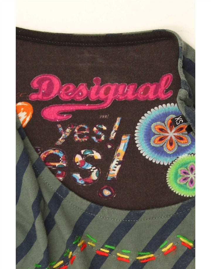 Desigual ženska top tunika dugih rukava UK 6 XS Raznobojni patchwork