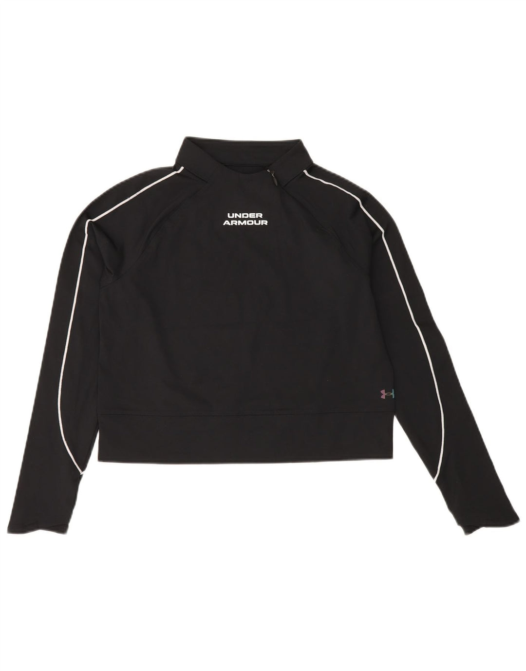 UNDER ARMOUR Ženski Cold Gear kratki džemper UK 10 Mala crna