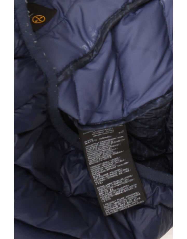 Jack Wolfskin ženska podstavljena jakna UK 8/10 mala tamnoplava najlonska