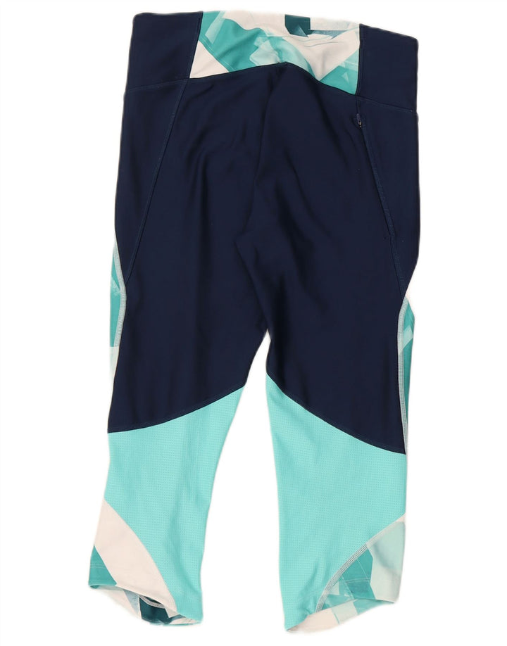 Ženske kompresijske tajice Under Armour UK 12 srednje tirkizne geometrije