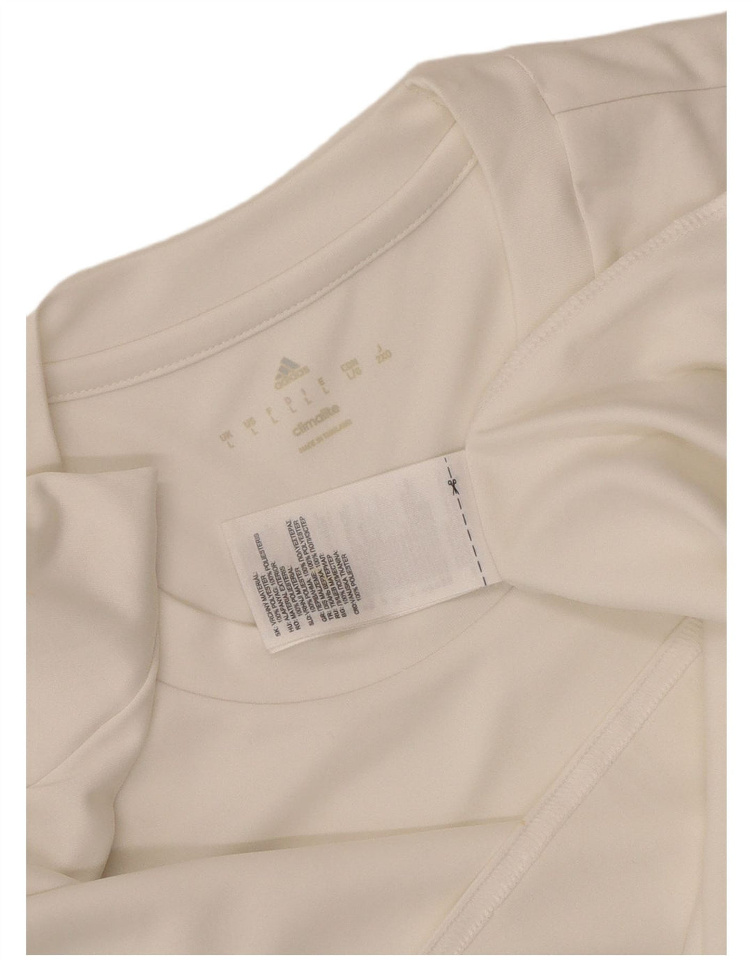 Adidas muška majica Climalite, veliki bijeli poliester