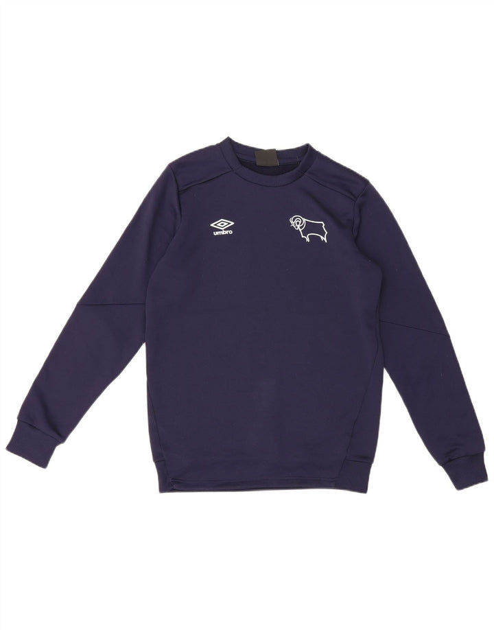 Umbro Boys Graphic Sweatshirt Džemper 13-14 godina XL tamnoplavi poliester