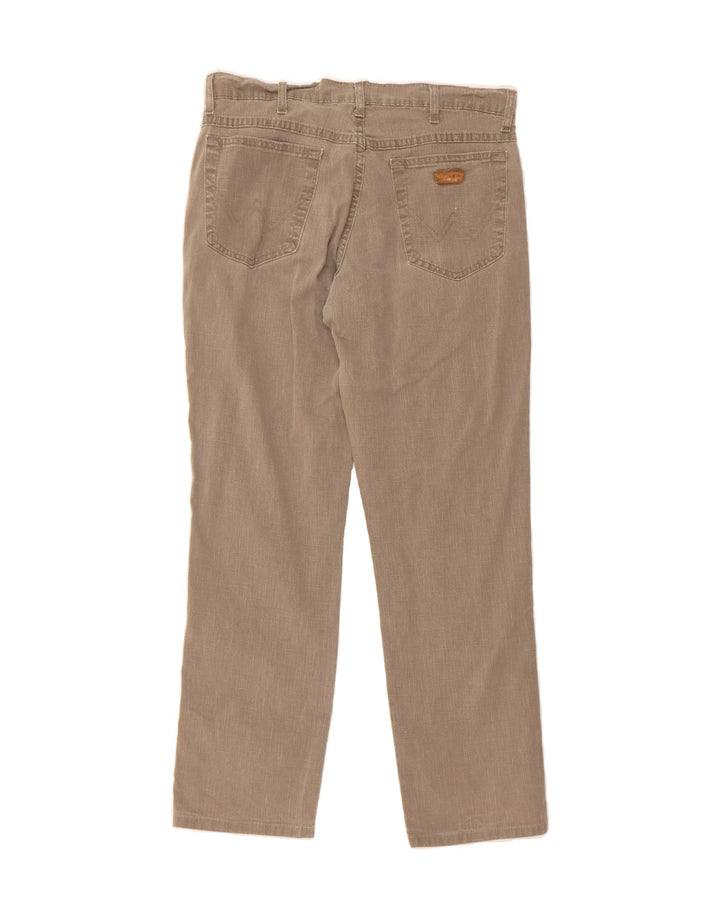 WRANGLER Mens Straight Jeans W34 L30 Grey Cotton Vintage Wrangler and Second-Hand Wrangler from Messina Hembry 