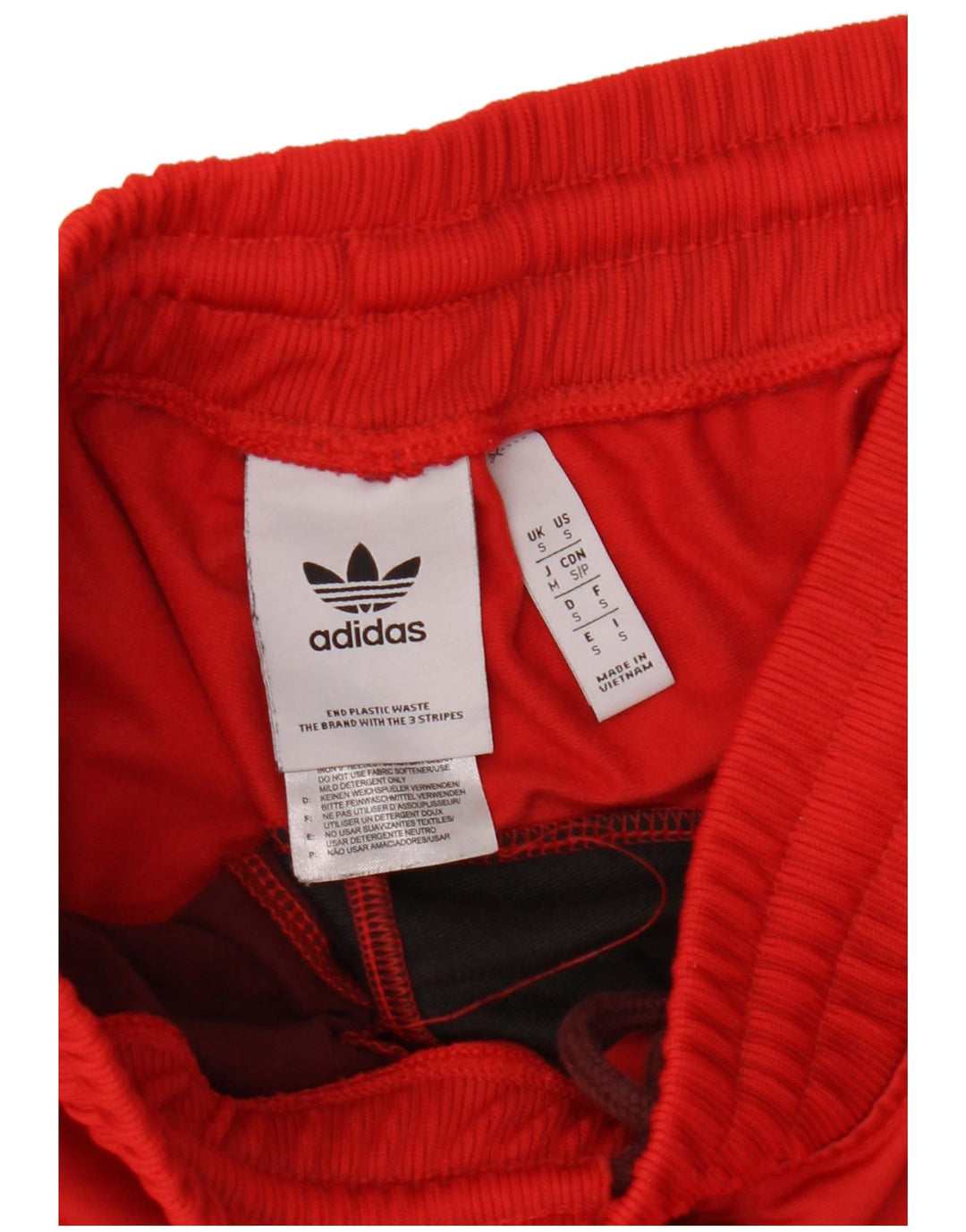 Adidas muške hlače od trenirke male crvene boje od poliestera